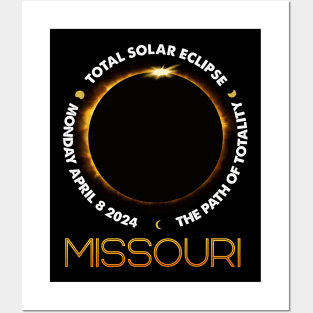 MISSOURI Total Solar Eclipse 2024 American Totality April 8 Posters and Art